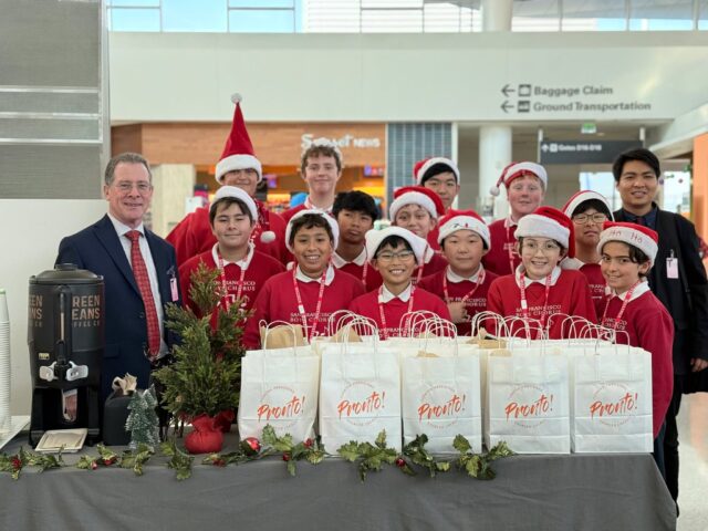 Happy Holidays!
We had the pleasure of catering for the @san_francisco_boys_chorus when they sang last week at @flysfo. 
#pronto #sourcedlocally #grabngo #prontoprovisions #neighborhoodmarketplace #prontosfo #localbusiness #supportlocal #supportlocalbusiness #ACDBE #elevategourmetbrands #SFO #flysfo #sanfrancisco #sanfranciscointernationalairport #sanfranciscoboyschorus