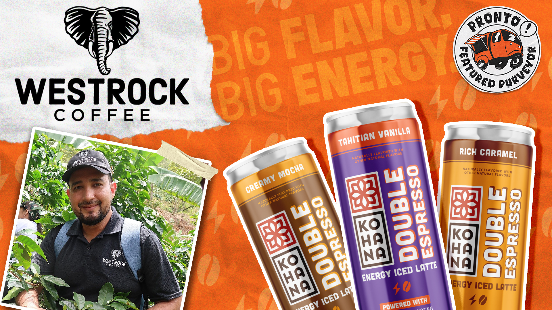 Westrock Coffee's Kohana Coffee RTD drinks at Pronto