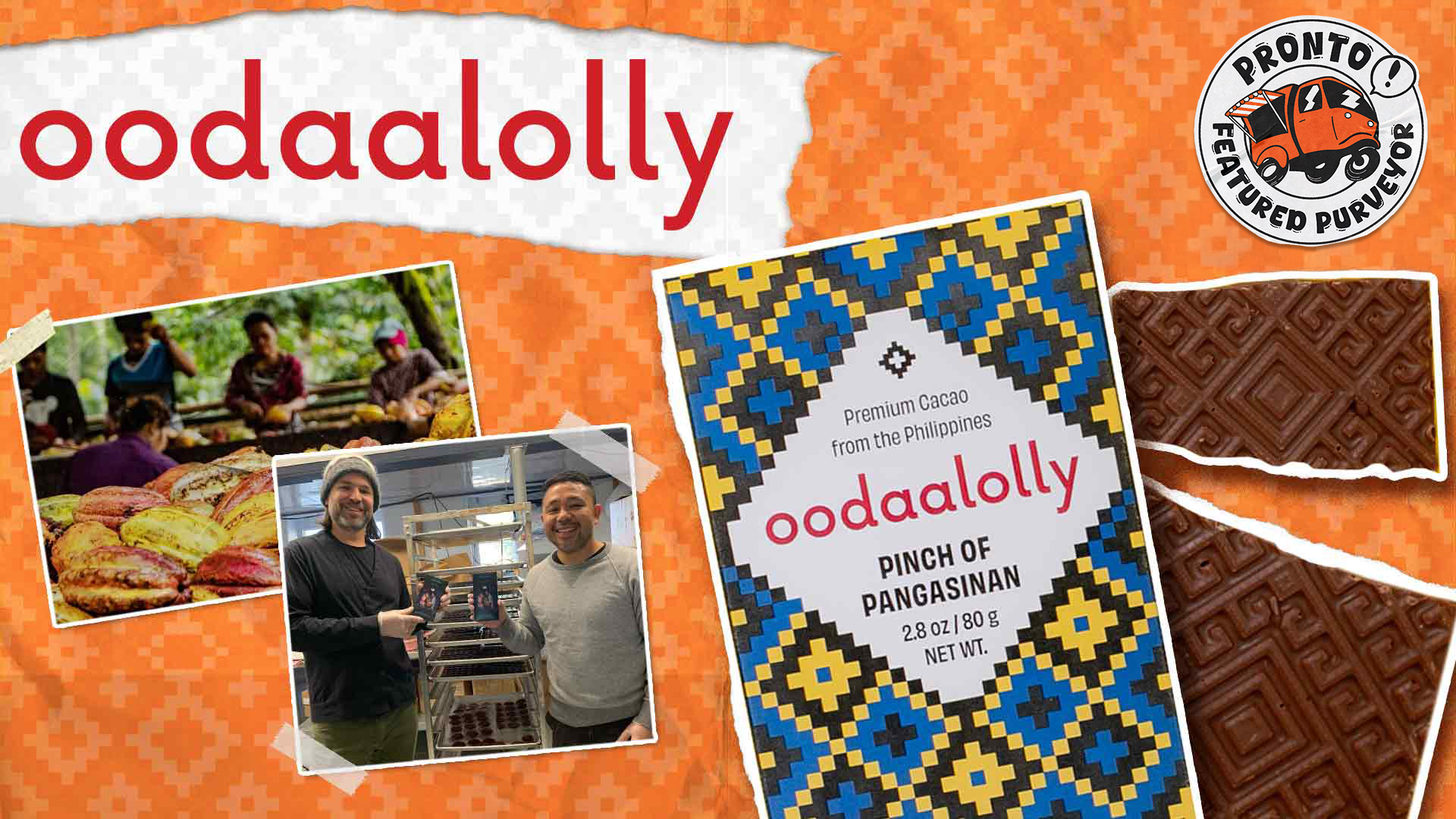 oodaalolly chocolate, featured purveyor at Pronto